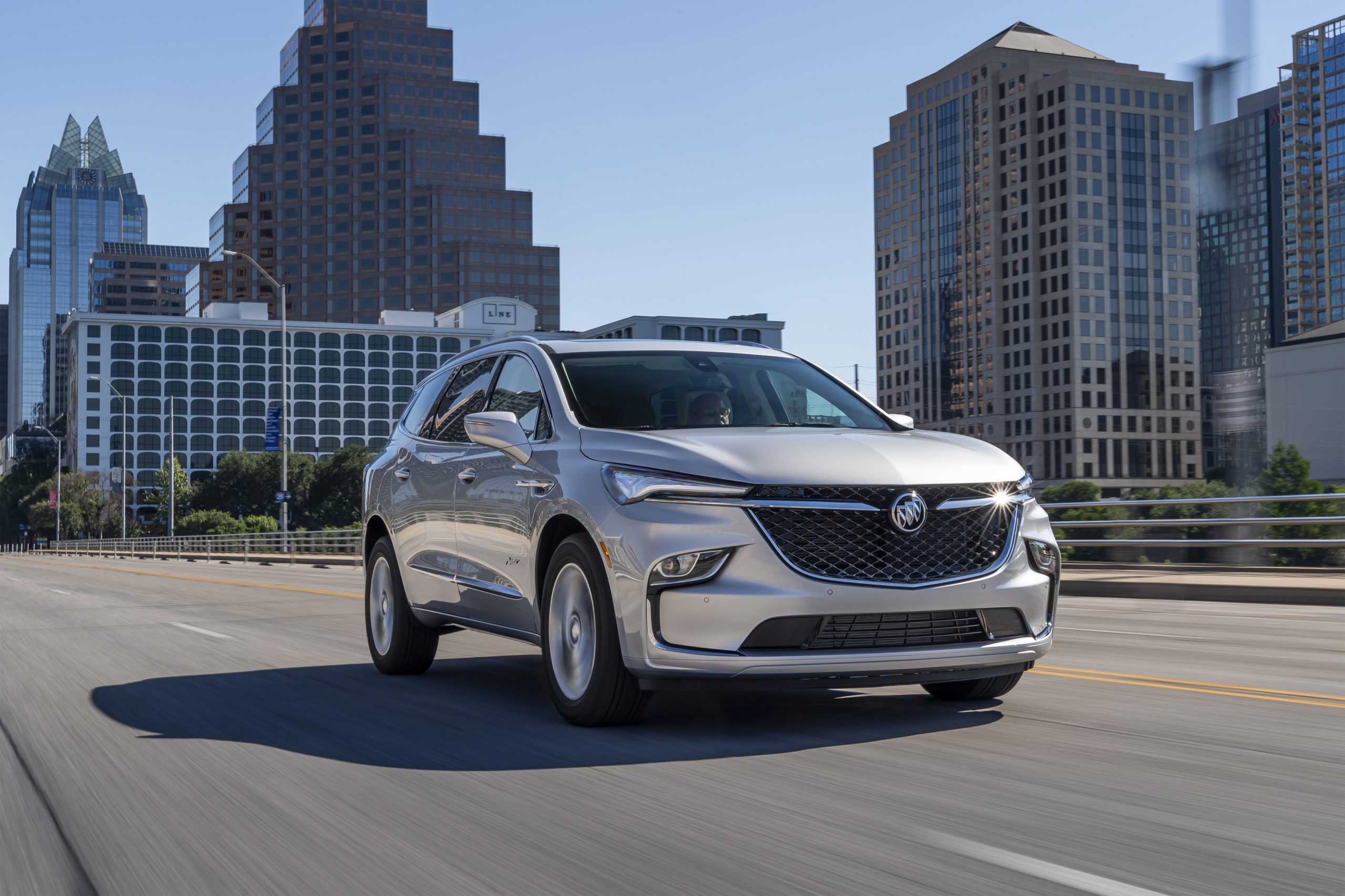 2022 Buick Enclave Avenir on the road