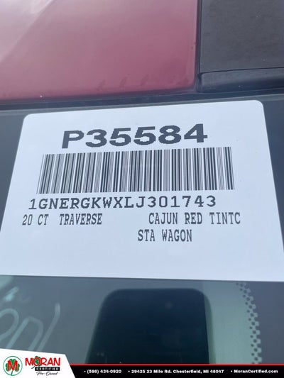 2020 Chevrolet Traverse LT Cloth