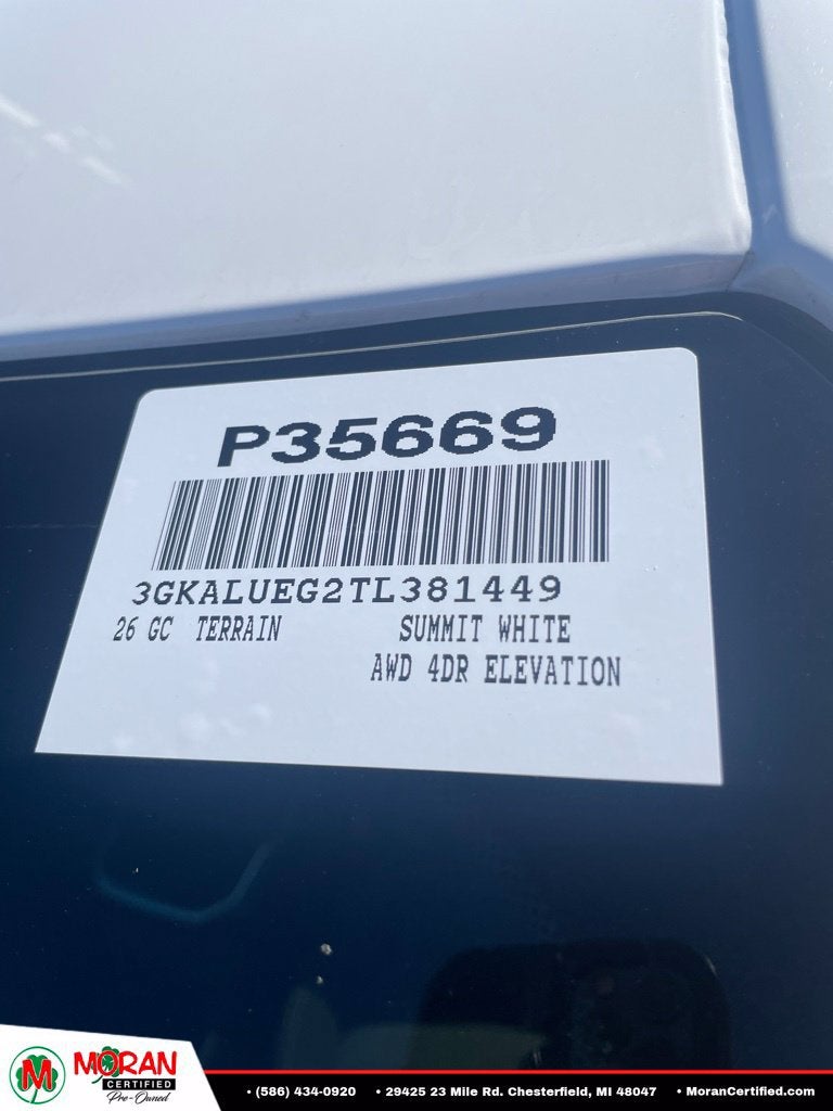 2026 GMC Terrain Elevation
