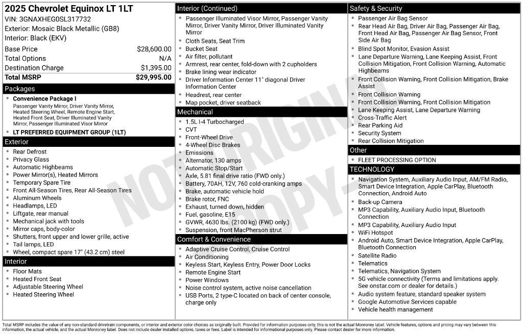 2025 Chevrolet Equinox LT