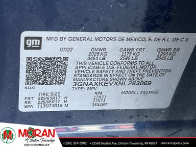 2022 Chevrolet Equinox LT