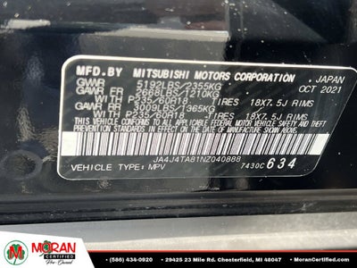 2022 Mitsubishi Outlander ES 2.5 S-AWC