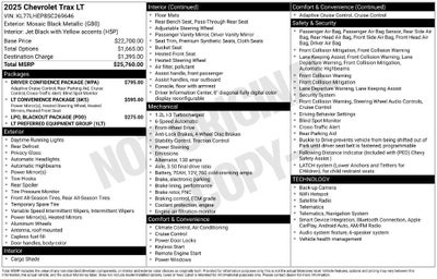 2025 Chevrolet Trax LT