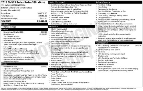 2013 BMW 3 Series 328i xDrive