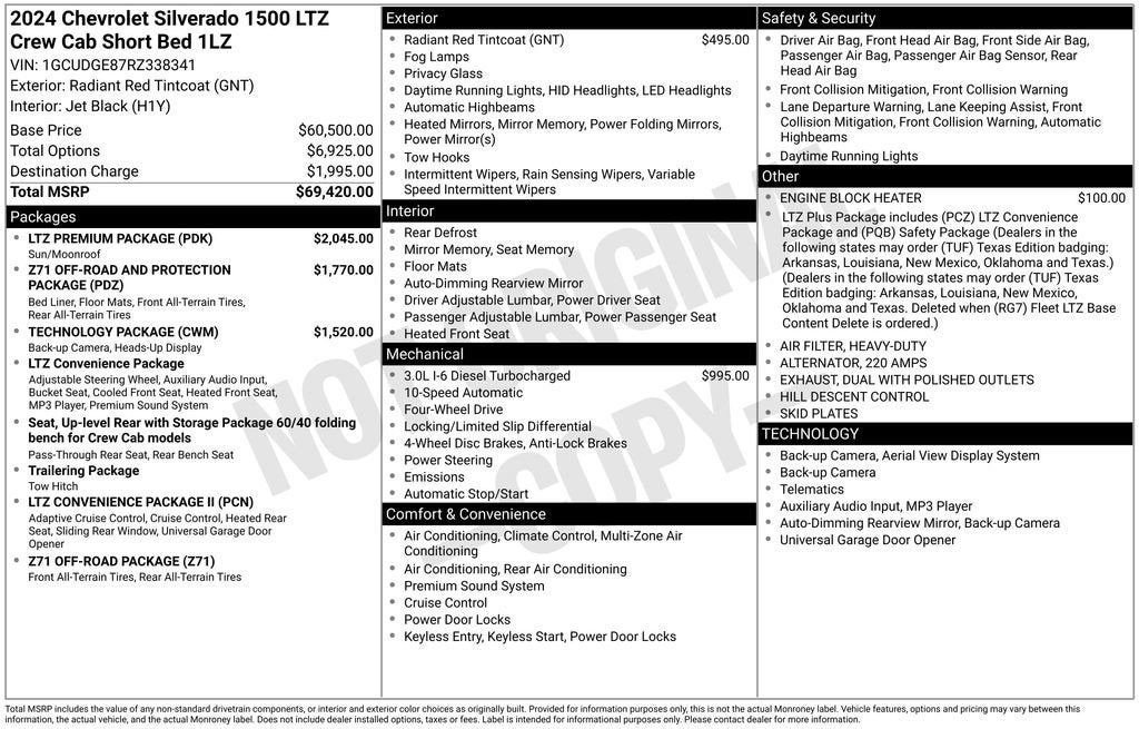 2024 Chevrolet Silverado 1500 LTZ