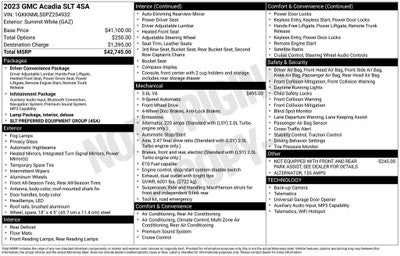 2023 GMC Acadia SLT