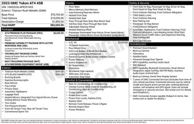 2023 GMC Yukon AT4