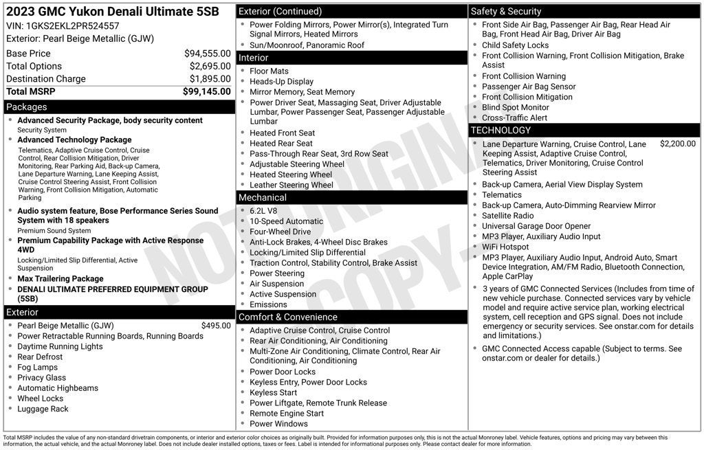 2023 GMC Yukon Denali Ultimate - Photo 35
