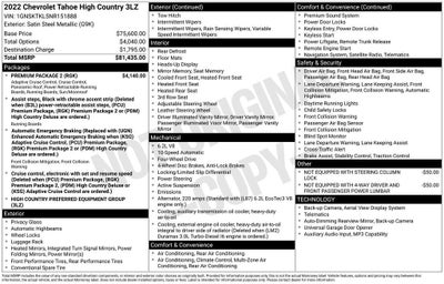 2022 Chevrolet Tahoe High Country