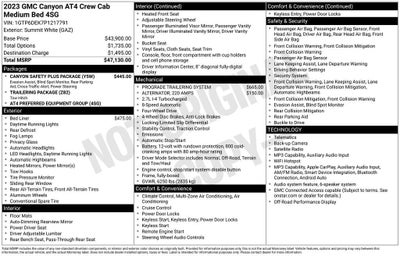 2023 GMC Canyon 4WD AT4