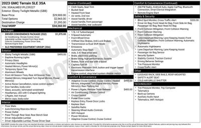 2023 GMC Terrain SLE