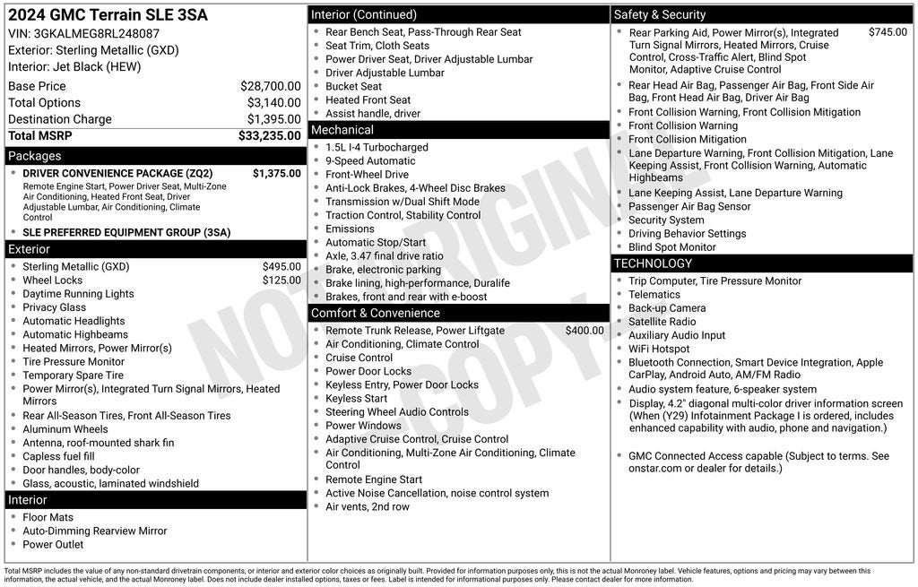 2024 GMC Terrain SLE