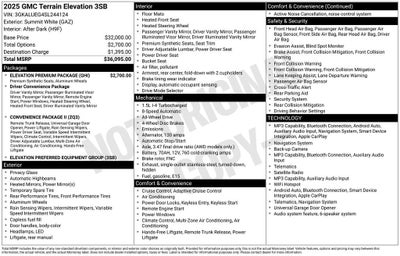 2025 GMC Terrain Elevation