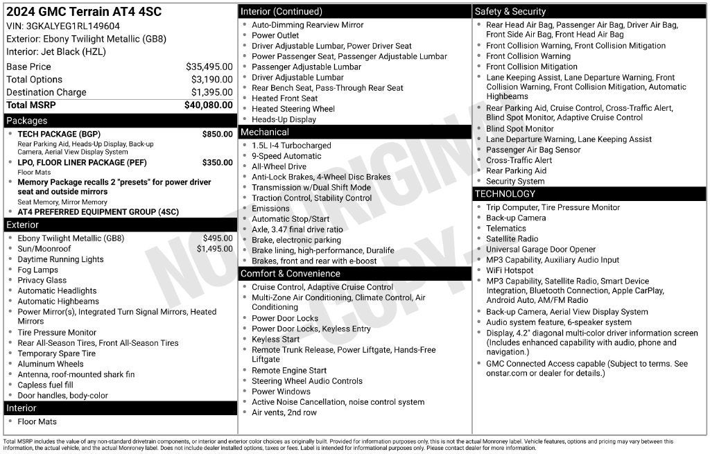 2024 GMC Terrain AT4 - Photo 34