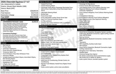 2026 Chevrolet Equinox LT