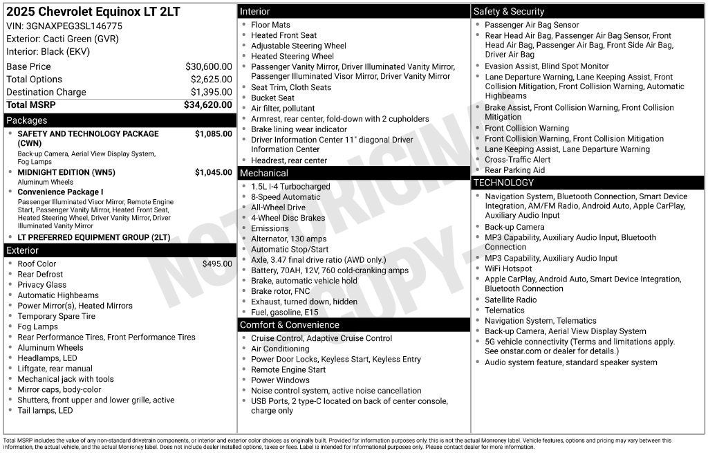 2025 Chevrolet Equinox LT