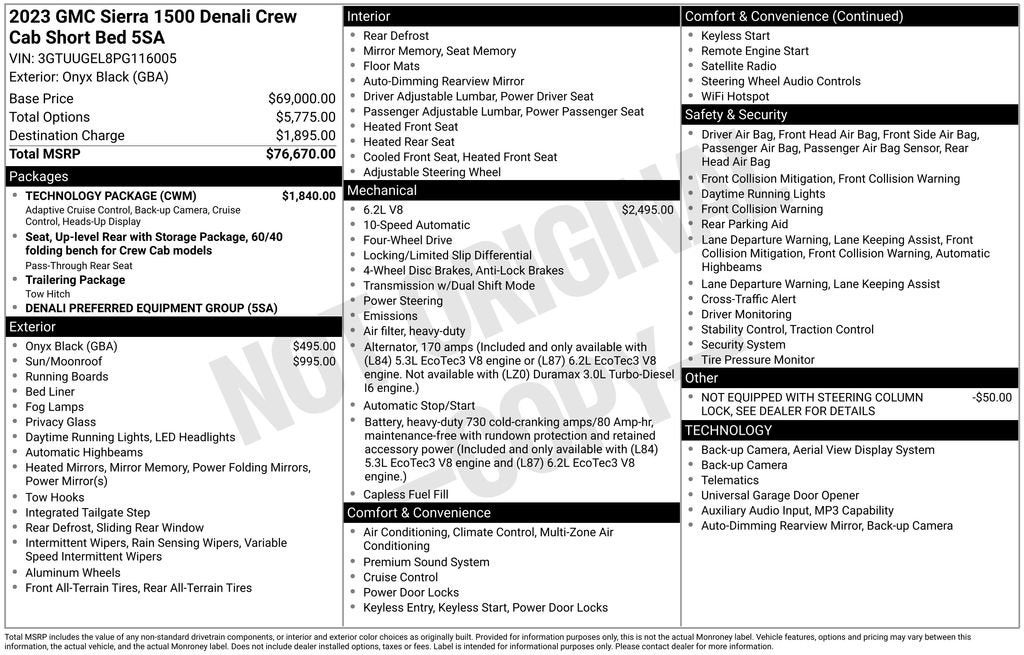 2023 GMC Sierra 1500 Denali
