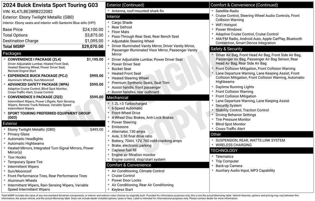 2024 Buick Envista Sport Touring
