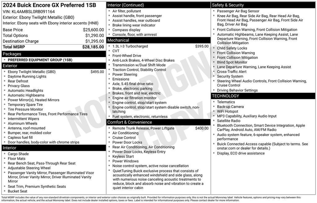 2024 Buick Encore GX Preferred