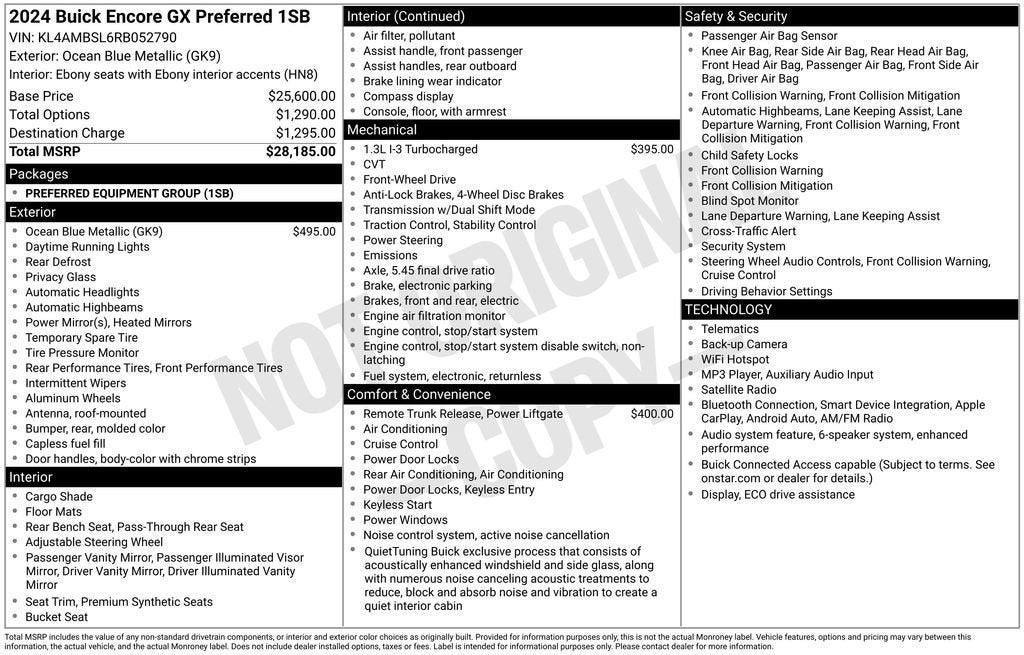 2024 Buick Encore GX Preferred