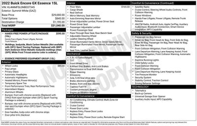 2022 Buick Encore GX Essence