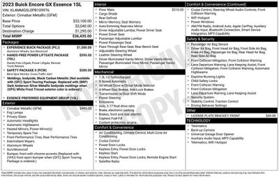 2023 Buick Encore GX Essence