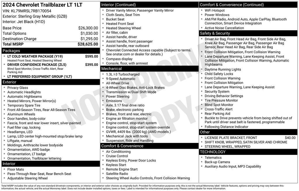 2024 Chevrolet Trailblazer LT