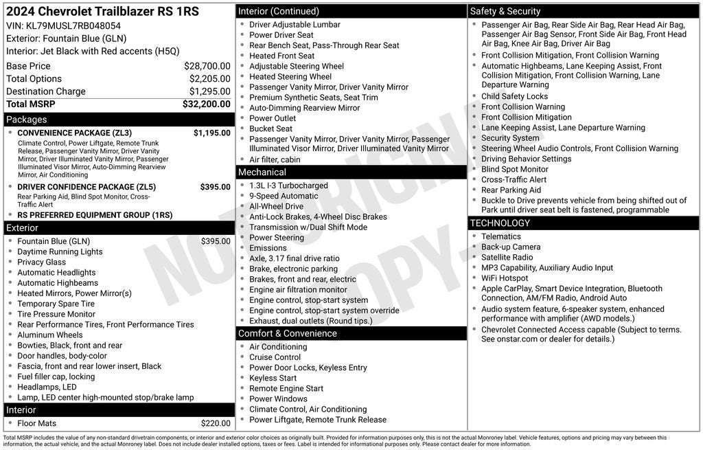 2024 Chevrolet TrailBlazer RS - Photo 33