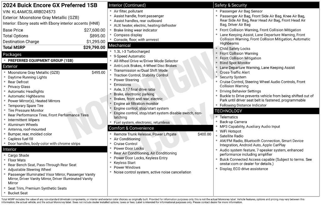 2024 Buick Encore GX Preferred - Photo 33