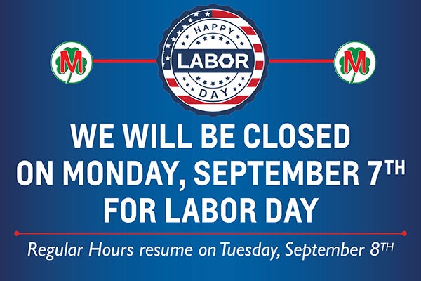 Labor Day Hours